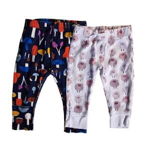 Roller Rabbit & Hanna Andersson Pajama Bottoms 3/6 Months